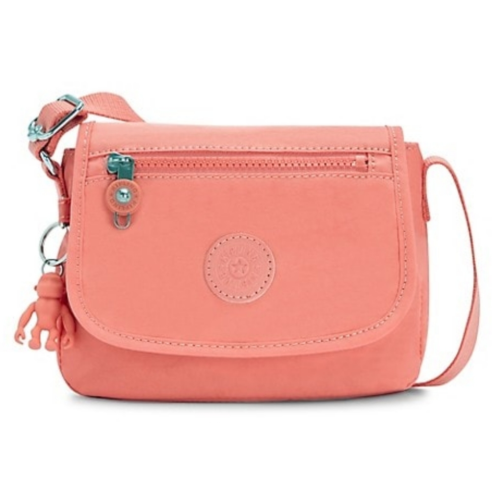 Kipling Sabian U Crossbody Nylon Bag Coral NWT